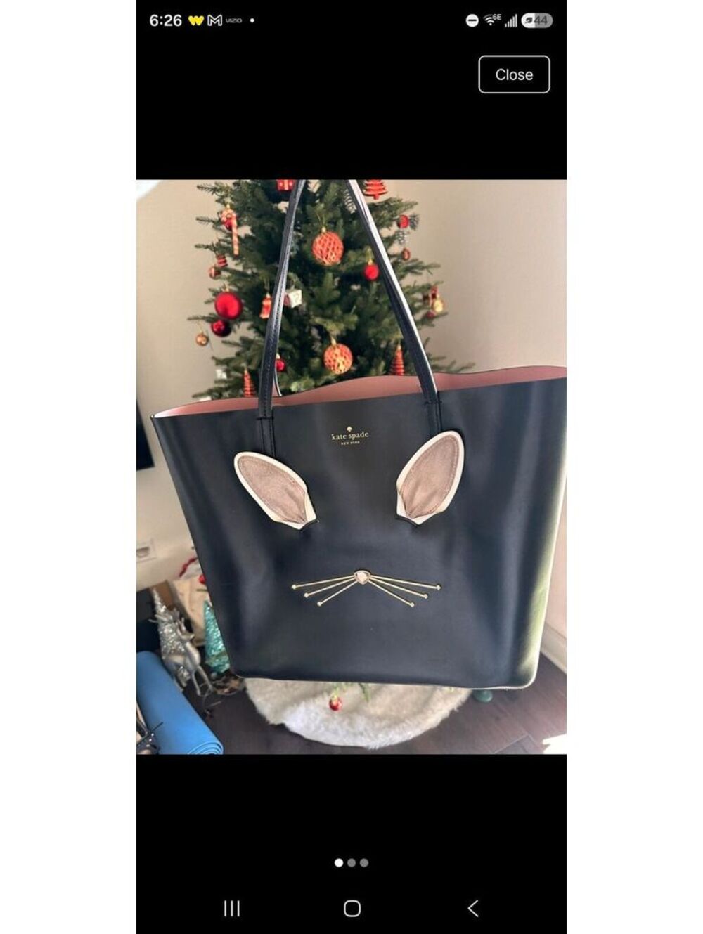 156. Kate Spade New York Hop To It Rabbit Tote 🐇🐰